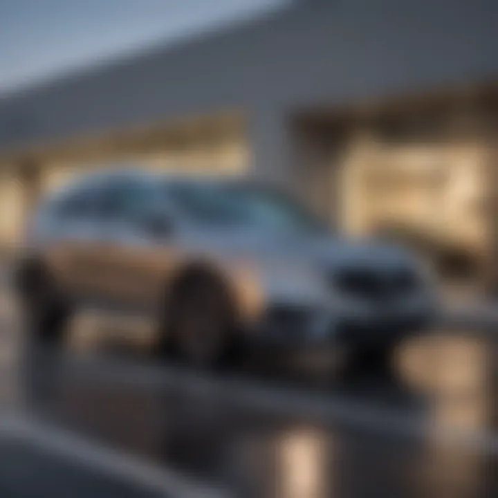 An Acura dealership in Peoria, showcasing a range of models