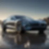 Fisker Ocean in motion showcasing its dynamic design