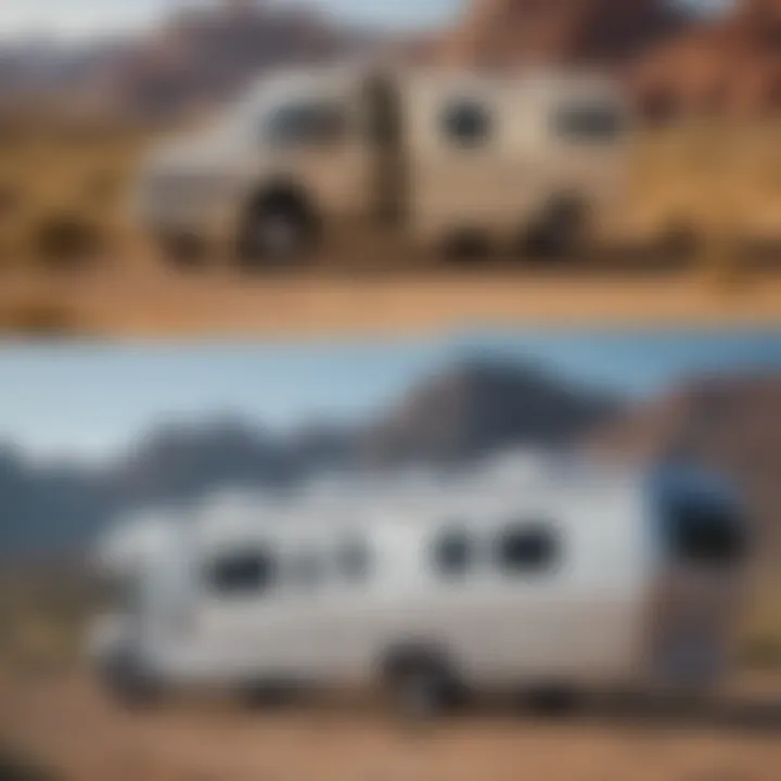 Comparison chart displaying features against similar RV models