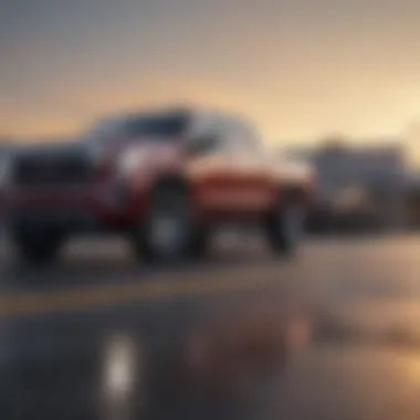 GMC models displayed at a dealership in Bowling Green