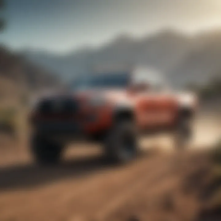 Off-road terrain capabilities demonstrated by the TRD Off-Road Tacoma