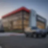 Exterior view of Tustin Chrysler Dodge Jeep dealership