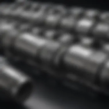 Visual representation of catalytic converters, highlighting various types available