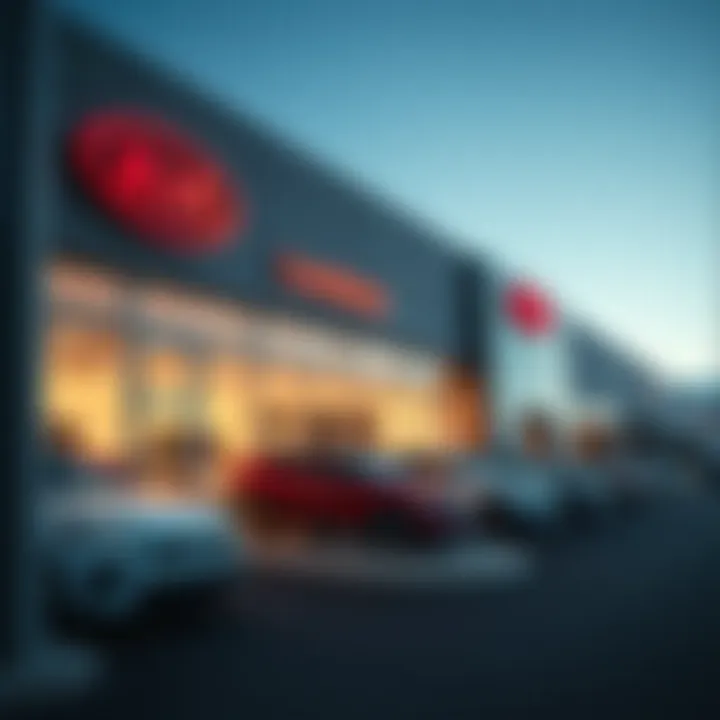 Exterior view of a Kia dealership in Oshkosh showcasing available models