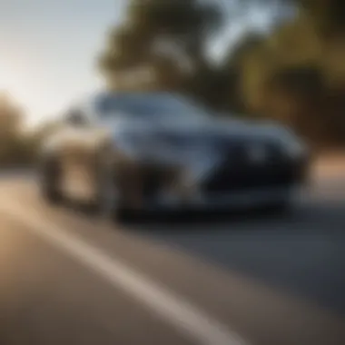 Test Driving a Lexus in Wesley Chapel Lexus vehicle in action on the scenic roads of Wesley Chapel