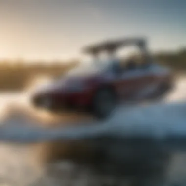 Mastercraft wakeboard in action during a competition