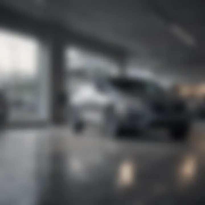 Modern Buick dealership showcasing advanced service technology