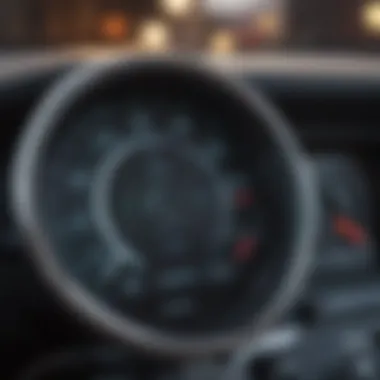 Detailed view of a Vehicle Identification Number on a car dashboard