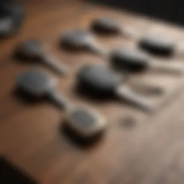 A close-up of various car keys on a wooden surface