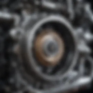 Optimizing Truck Engine for Better Fuel Efficiency Illustration of a truck engine with highlighted components for optimization