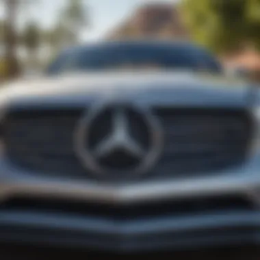 An artistic representation of Mercedes-Benz branding in Calabasas