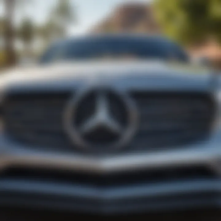 An artistic representation of Mercedes-Benz branding in Calabasas