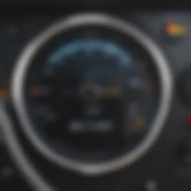 Understanding Fuel Efficiency Metrics Dashboard showing MPG readings
