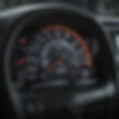 Dashboard of a used Toyota Sienna highlighting advanced features